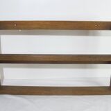 vintage oak wall spice rack