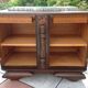Two-door oak bedside table / 50s/60s