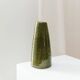 Olive Green Ceramic Vase by VEB Coswig Keramik – East German Mid-Century 70s