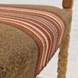 1960s, Danish design, armchair, oak wood, furniture wool.