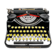 Underwood Portable 4 Bank Typewriter Revised New Black Ribbon 1930