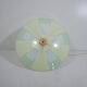 Vintage glass hanging lamp with colour patterns