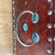 Flat wooden trunk