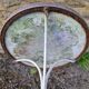 Parisian bistro table from the early 20th century in marble and cast iron.
