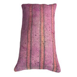 Vintage turkish kilim cushion cover , 30 x 60 cm