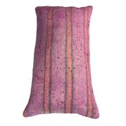 Vintage turkish kilim cushion cover , 30 x 60 cm