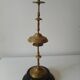 Brass collared candle holders