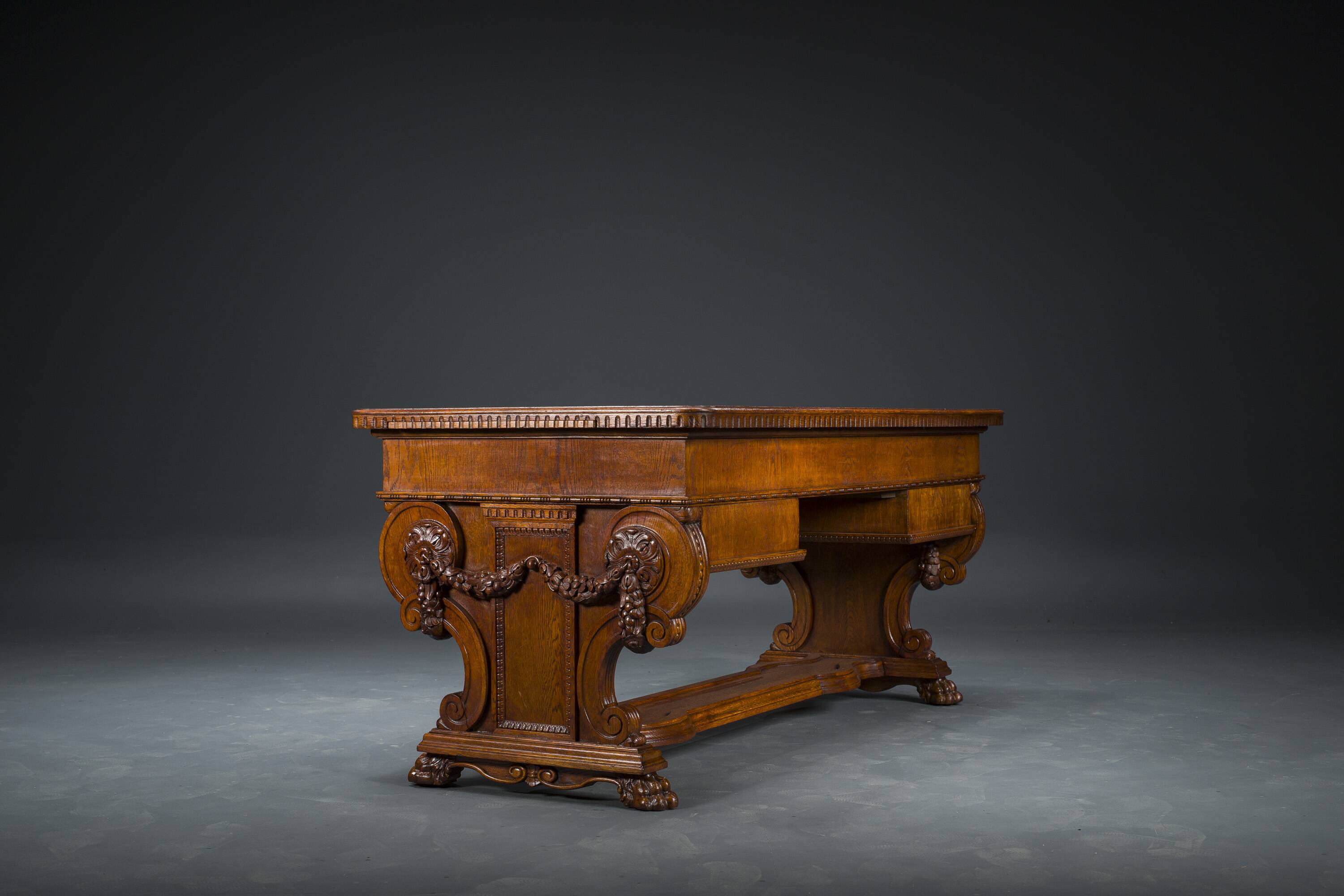 Vintage Neo-Renaissance Desk, 1920s