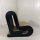 Sculpted cardboard & plywood lounge chair, 1990’s