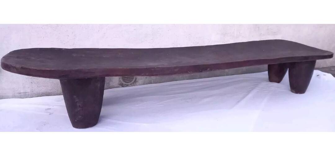 Rare lit en bois Senoufo 220cm Cote d'Ivoire art africain ethnic
