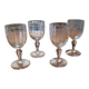 Verres à pied fin XIX ème