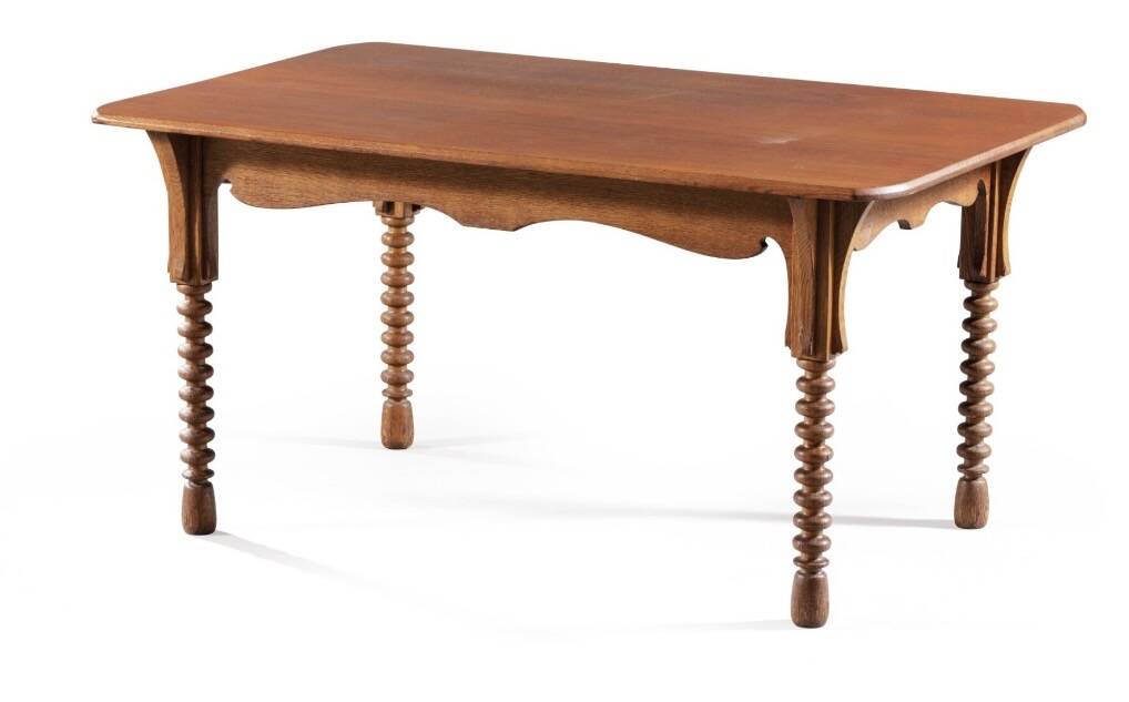 Table à manger chambre d'artisan de gustave serrurier-bovy