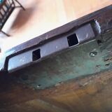 19th-century oak castle chest