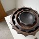 Brutalist wooden dishes, Savoyard popular art.