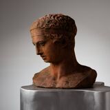 Stone bust of the thinker