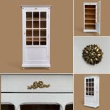 Antique Parisian glass cabinet H150