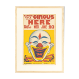 1940s circus poster