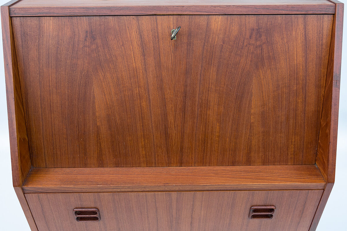 Danish teak secretary - desk by Tibergaard