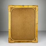Mid-century bamboo wall mirror, Italy, 1960s
