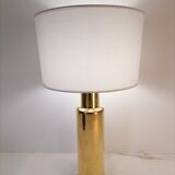 Scandinavian lamp Luxus in gilded glass 1970