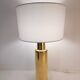 Lampe scandinave Luxus en verre doré 1970