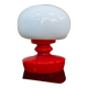 Opaline glass table lamp by Stepan Tabery for Valasske Mezirici 1970