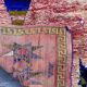 Moroccan boujad peach carpet - 124 x 222 cm