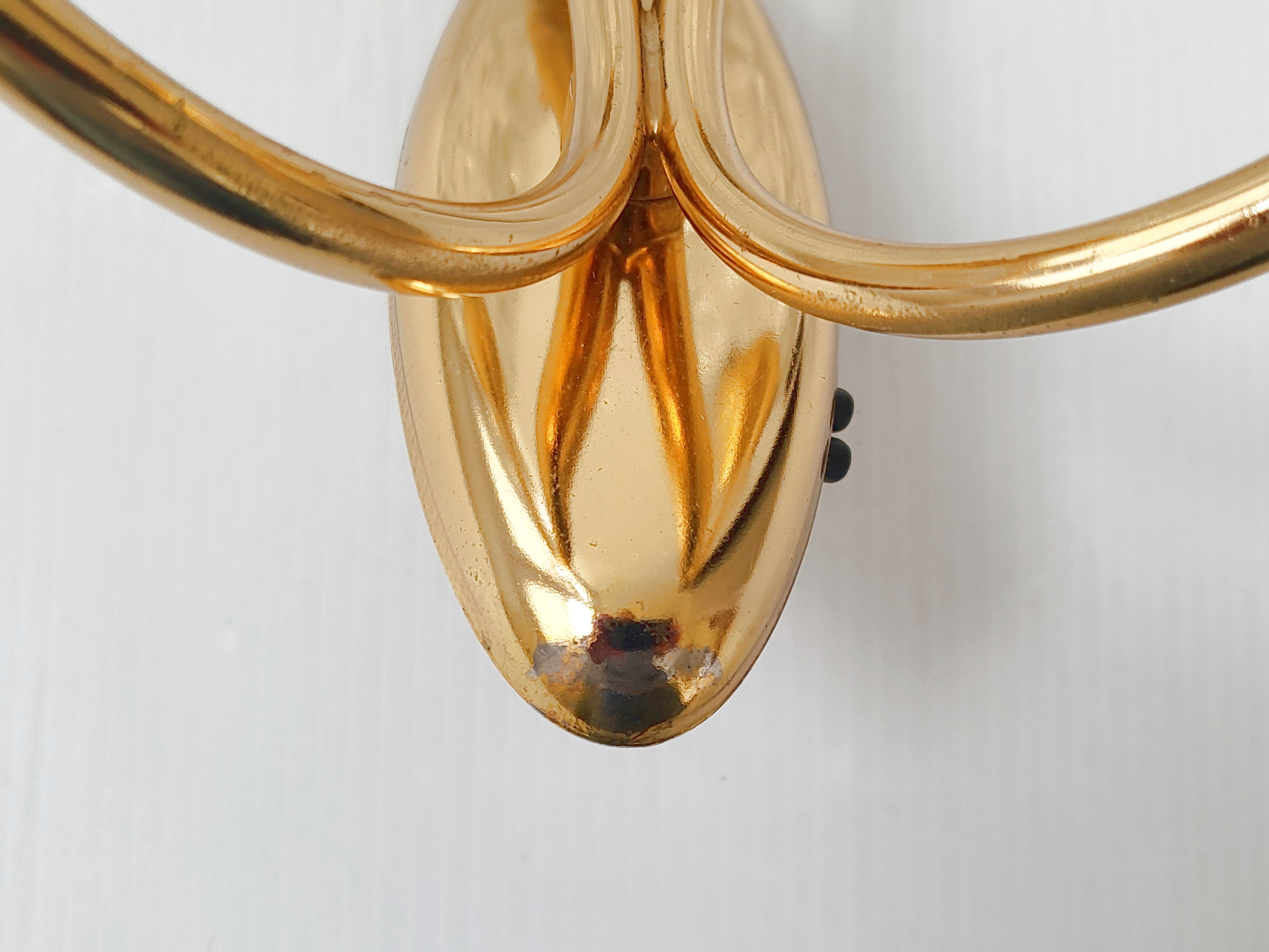 Pair of vintage 1950 wall lamps