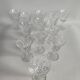 12 Saint Louis crystal glasses, Camargue model, circa 1970.