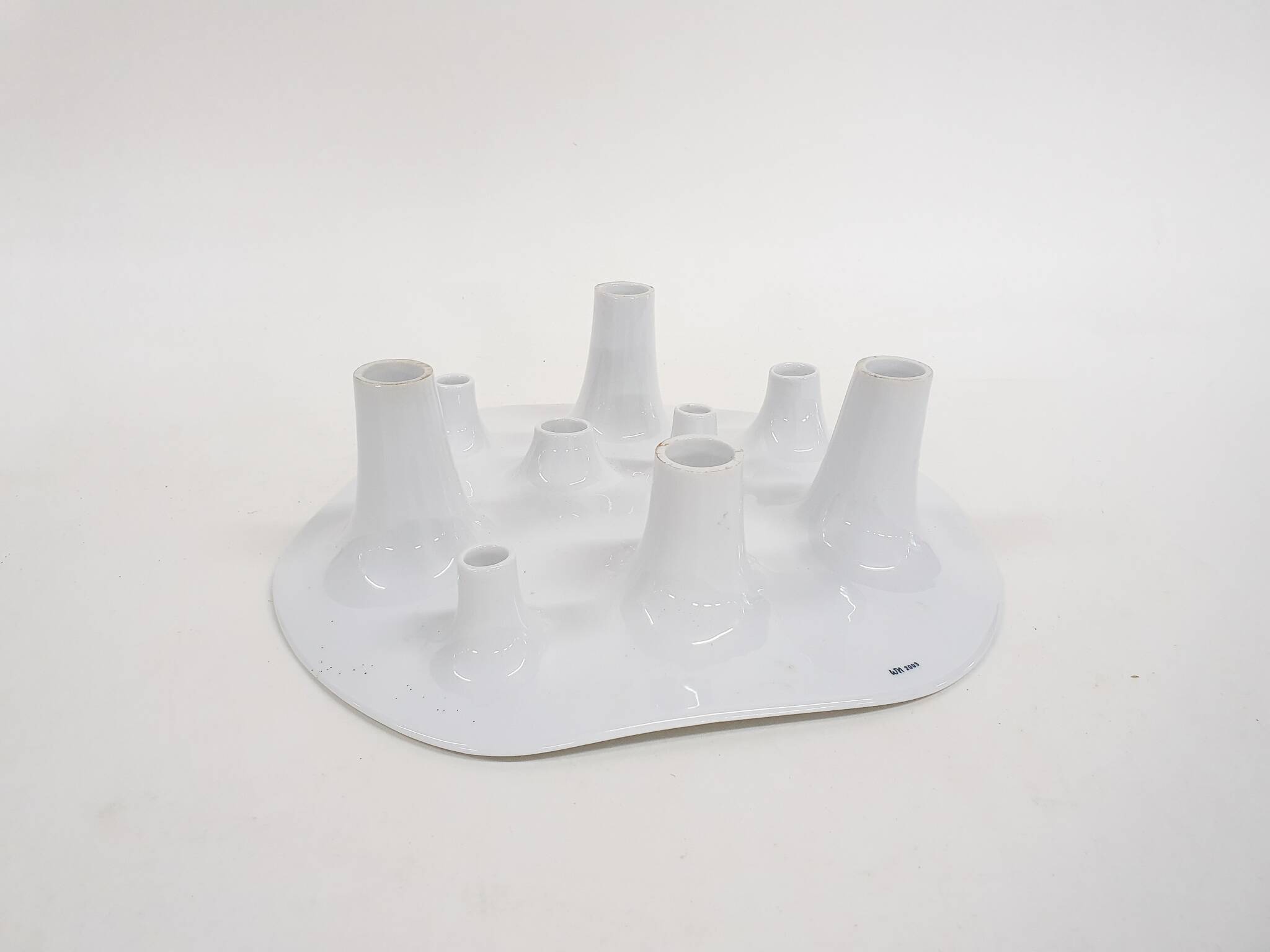 Fruit and Fire candle holder and fruit bowl by Willem Noyons, The Netherlan