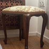 Vintage upholstered stool