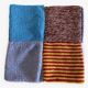 Plaid patchwork en laine carré