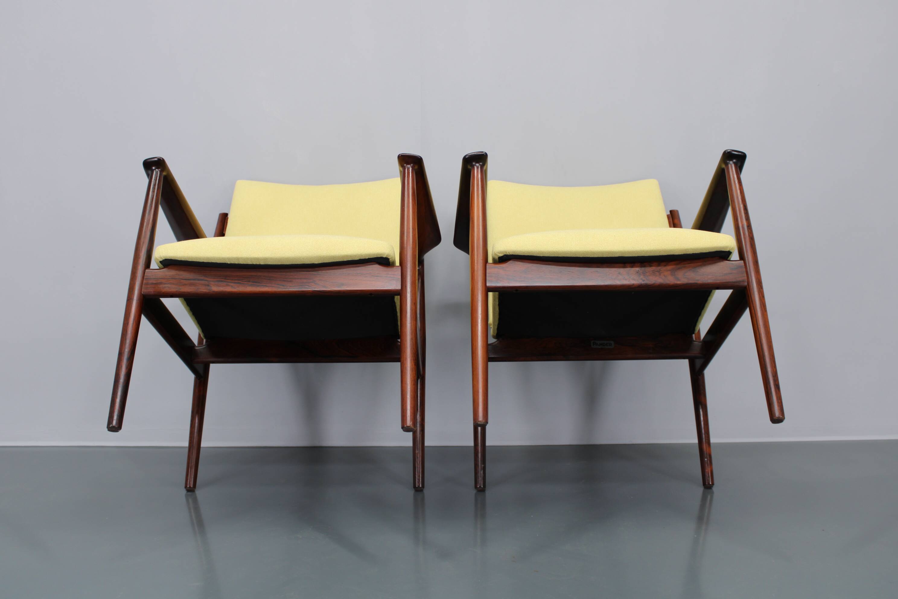 1960s Pair of Arne Vodder 431 Armchairs by Sibast Mobler, Denmark