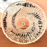 Vintage woven wool lampshade