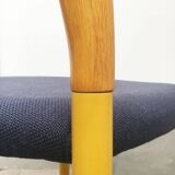 Stackable chairs and table German Lotus by Hartmut Lohmeyer for Kusch+Co, set of 3.