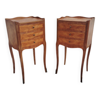Pair of Louis XV bedside tables