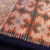 Old small prayer Berber carpet in wool