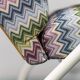 Pair of armchairs, missoni fabric 1970