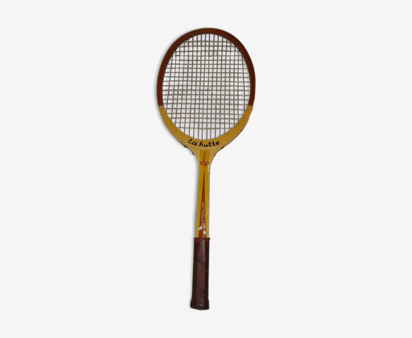 Ancienne raquette de tennis en bois Donnay la Hutte Campus de 1960 | Selency