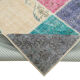 Handmade oriental contemporary 208 cm x 300 cm multicolor patchwork rug