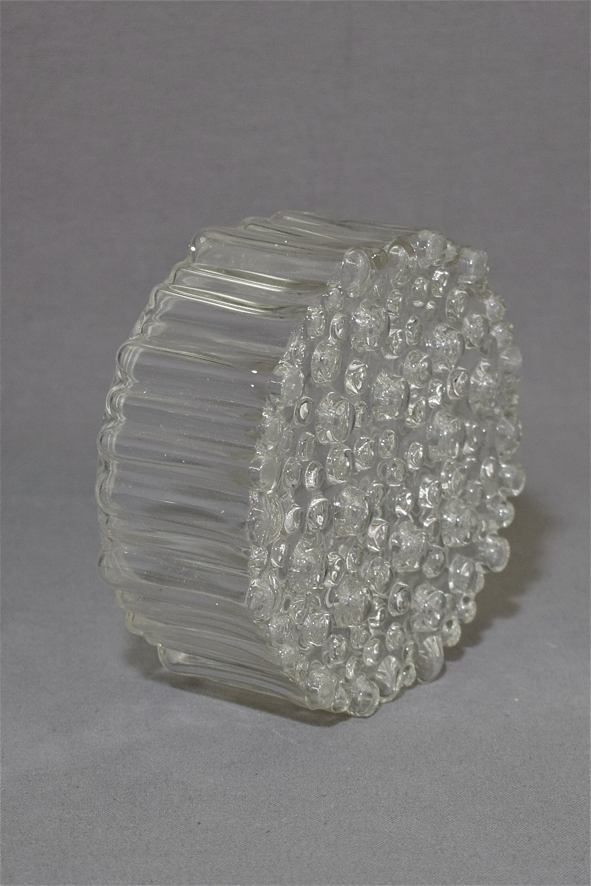 Lustre waterfall 3 glass and chrome suspensions