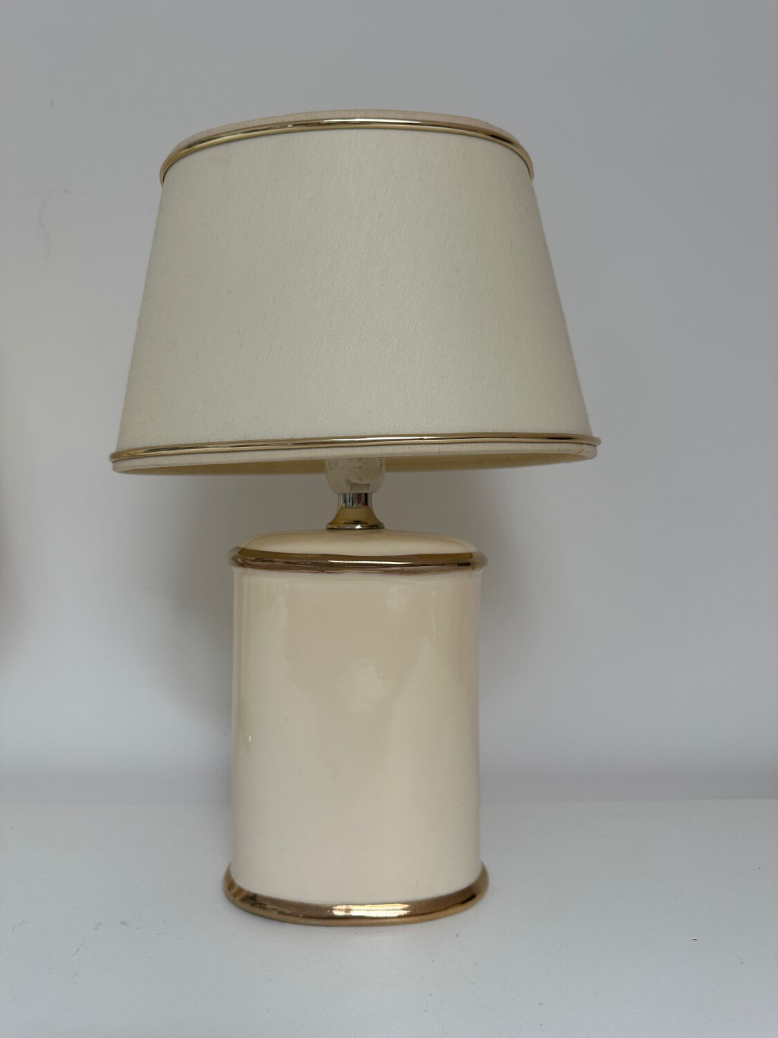2 ceramic table lamps 1980