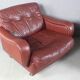 1970s Danish Brown Leather Chairs By Madsen & Schubell