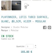 Modular tube ceiling light