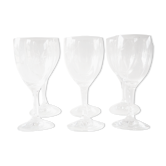 Set of 6 cut glasses