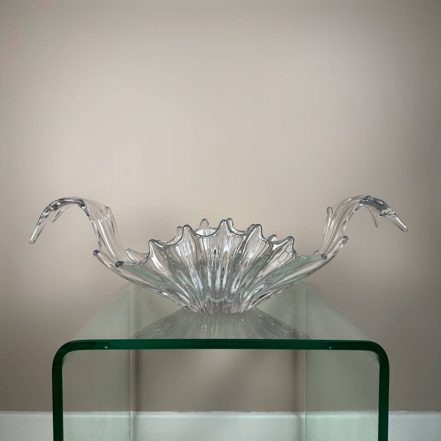 Large crystal fruit bowl from the 60s