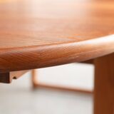 Dining table in solid teak, Denmark, 1960's