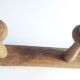 Coat rack 2m, 14 wooden wall hooks