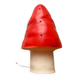 Postmodern plastic mushroom table lamp by Heico.