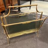 Brass magazine rack
